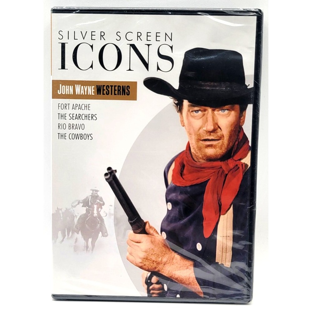 Silver Screen Icons - John Wayne Westerns DVD  FACTORY SEALED NEW